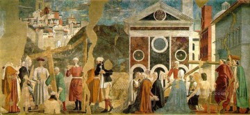  piero arte - Descubrimiento y prueba de la verdadera cruz Humanismo renacentista italiano Piero della Francesca